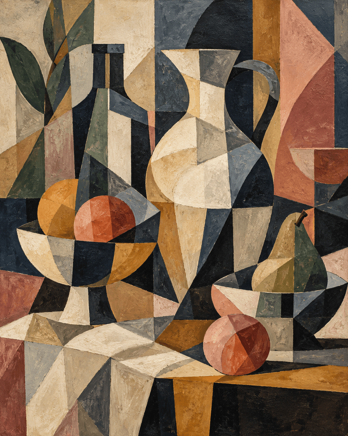 Cubist still life artwork